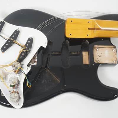 [SALE Ends Aug 25] Fender Japan ST57-70TX Stratocaster Black Texas Special O Serial 1997 MIJ Alder Body image 24