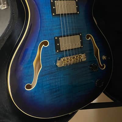 NEW OLD STOCK! 2022 PRS SE Hollowbody II Electric Guitar - Faded Blue Burst - Authorized Dealer - 10566 image 5