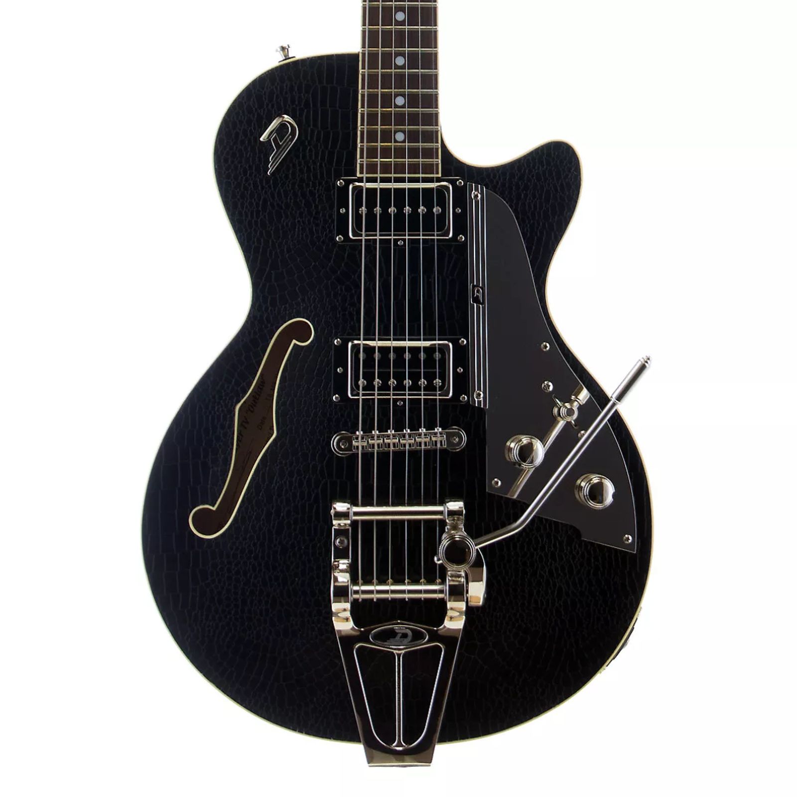 Duesenberg Starplayer TV Outlaw Semi-Hollow Body | Black Tolex