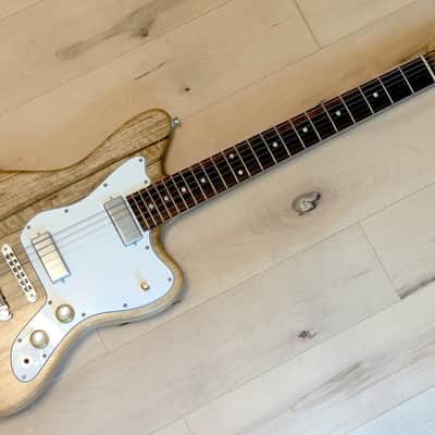 Four Winds JX72 Jazzmaster style Black Limba Stoptail Offset * Mojotone Firebird Pickups * USA Luthier Handmade image 3