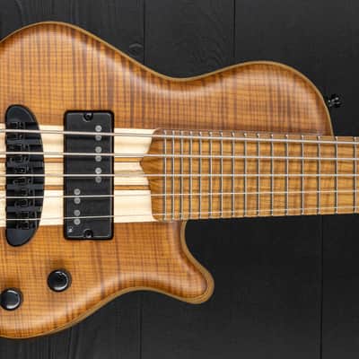 Mayones Cali 5 Mini Bass Flamed Maple T.E.W. - Trans Natural Matt image 6