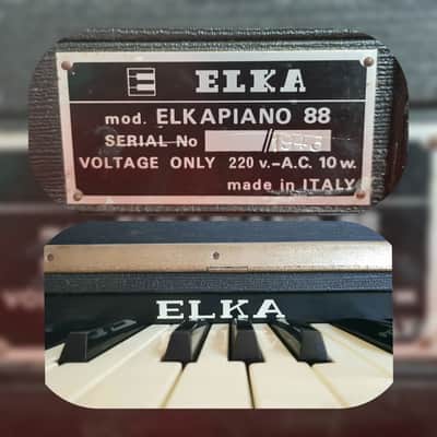Elka "Piano 88" vintage transistor organ synth Italy image 8