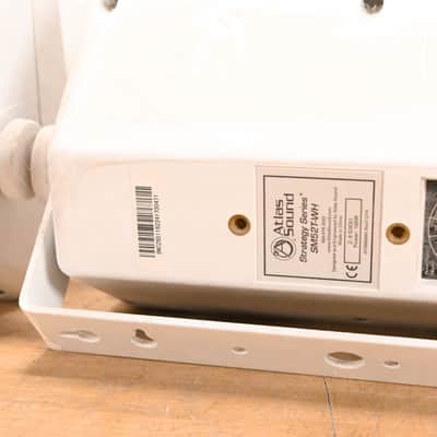 Atlas Sound SM52T-WH 5" 2-Way Weather Resistant Speaker System (PAIR) CG01W36 image 8