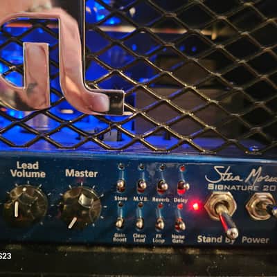 Engl E658 Steve Morse Signature 20 2-Channel 20-Watt Guitar Amp Head 2024 - Present - Blue / Black image 4