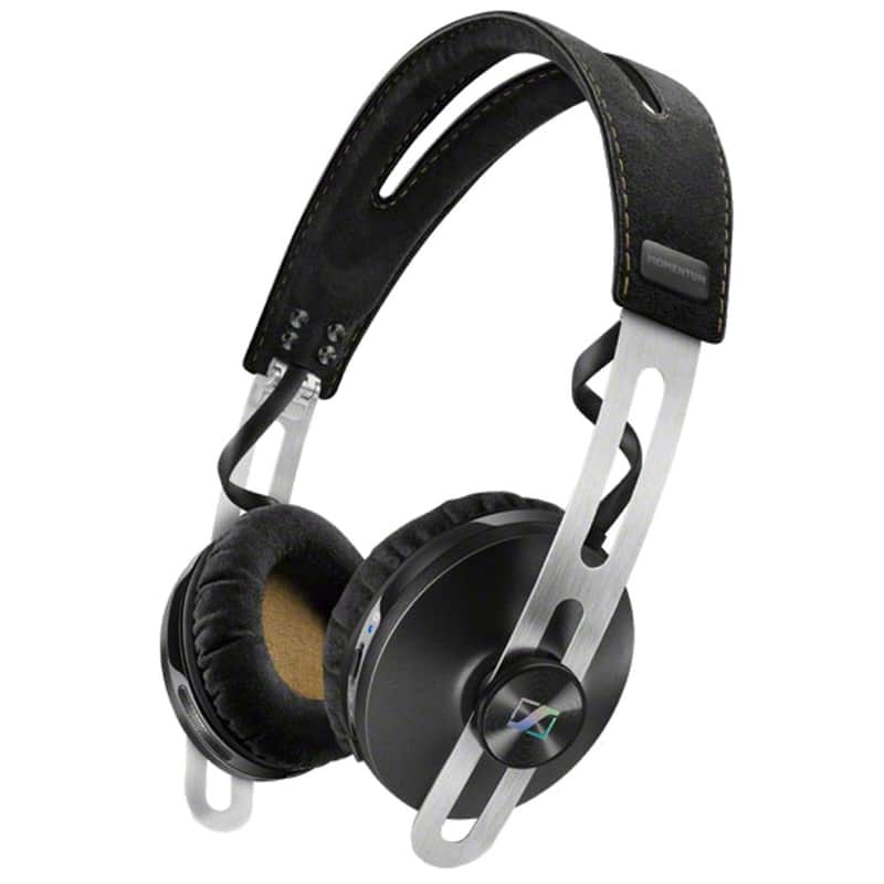 Sennheiser M2-OEBT-BLK Momentum 2 On-Ear Closed-Back Bluetooth Headphones image 1