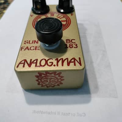 Analogman Sun Face BC183 Silicon Fuzz 2010s - Gold image 2