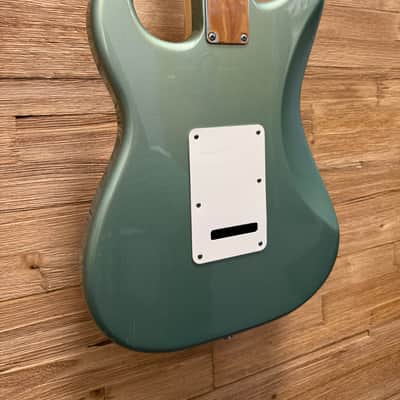 Fender Standard Stratocaster Guitar-2004- MIM- Sage Green Metallic - 8lbs 1oz image 15