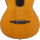 Yamaha NCX1FM NT Acoustic-Electric Nylon-String Classical Guitar With Flame Maple Back and Sides, Natural