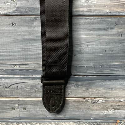Mint PRS Signature Logo 2" Poly Guitar Strap - Black w/ Red Signature image 4