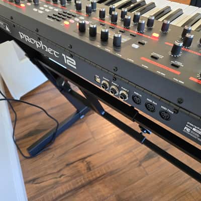 Dave Smith Instruments Prophet 12 61-Key 12-Voice Polyphonic Synthesizer 2013 - 2018 - Black with Wood Sides image 10