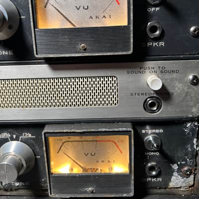 CROSS FIELD AKAI M-8 Stereo Tube Reel-to-Reel - Working Tube Preamps - PLAY Needs Belt image 4
