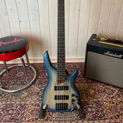 Ibanez SR605E-CTF 2024 - Cosmic Blue Starburst Flat image 1