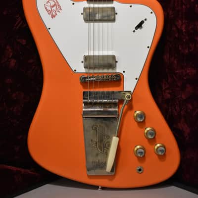 Immagine 2026 Gibson Custom '65 Non-Reverse Firebird V Capri Orange VOS w/OHSC - 2