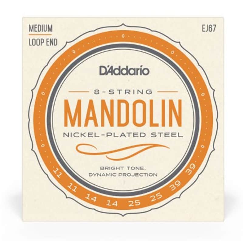 D'Addario EJ67 Nickel Mandolin, 11-39 image 1