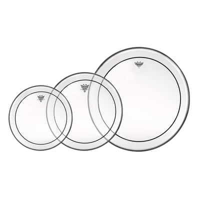 Remo Pinstripe Clear Drum Head Pack 10/12/16"