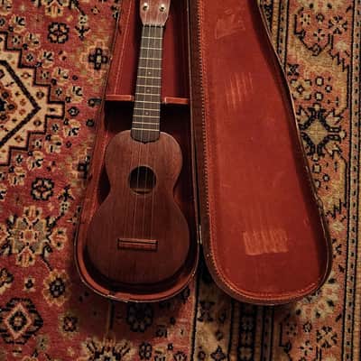 1950s-1960s Martin Style 0 Soprano Ukulele Mahogany w/ Original Case | Brazilian Rosewood Fingerboard image 24