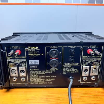 Yamaha P2201 Professional Series Power Amplifier Vintage Rack Amp Made in Japan image 5