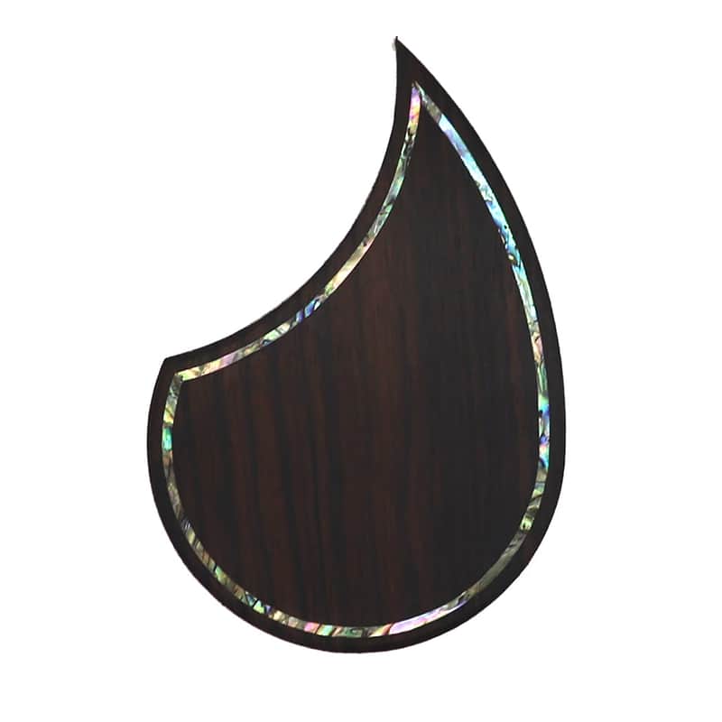 Abalone Binding Inlay Folk Acoustic Guitar Rosewood Pickguard Scratch Plate image 1