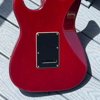 Fender Stratocaster Set Neck  1994 - stunning Custom Shop Set Neck Crimson'burst Flame Top ! image 5