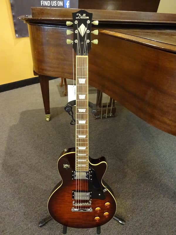 Dillion Les Paul Copy 2000's Quilted Tobacco Sunburst image 1