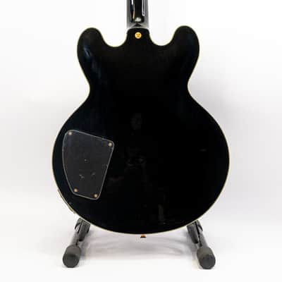 1999 Epiphone B.B. King Lucille Semi-Hollowbody – Black – Hardshell Case image 2