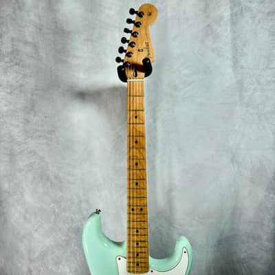 2023 Fender Deluxe Player Stratocaster, Roasted Maple Neck, Surf Green image 4