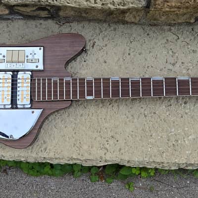 Teisco SD4L 1963-1964 refretted gold foil pickups Tiesco SS4L image 11