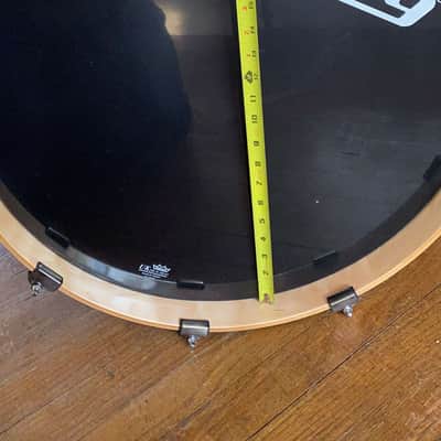 Ludwig Epic Funk Acoustic Drum 22" Natural Black Burst image 2