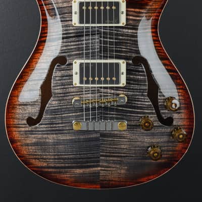 Paul Reed Smith McCarty 594 Hollowbody II 10 Top - Charcoal Cherry Burst image 2