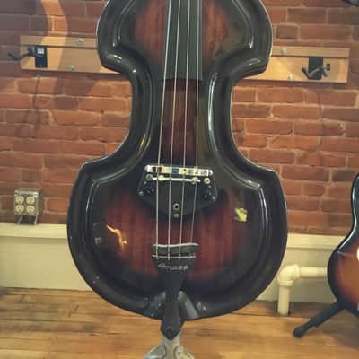 Ampeg Baby Bass Electric Upright Bass BB4 c.1960's vintage, w/ case & stand image 7