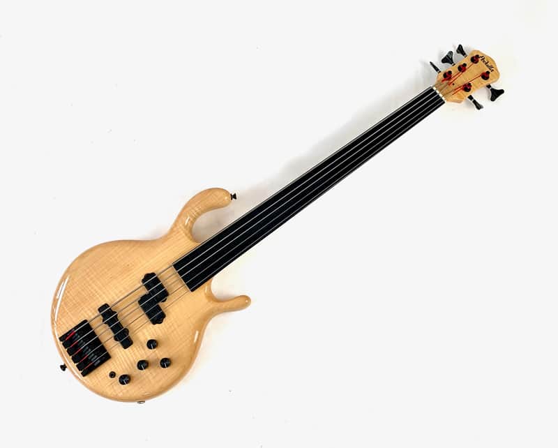Pedulla Penta Buzz 5 String Bass Fretless 2000 Natural image 1