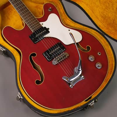 1968 Mosrite Celebrity lI (USA, Red, OHSC) image 1
