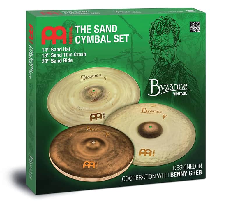 Meinl Byzance Vintage Sand Series 14" / 18" / 20" Cymbal Set image 1