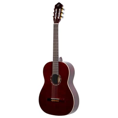 Ortega R131SN-WR Family Series Pro Solid Cedar Top Mahogany Neck Nylon 6-String Classical Acoustic Guitar w/Gig Bag image 6