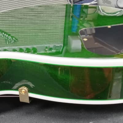 Gibson Les Paul Custom 5A Quilt Top in Transparent Green Gloss Made to Measure 2024 image 13