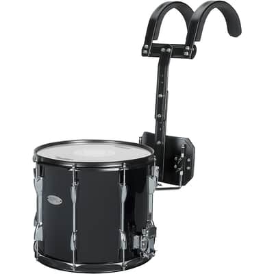 Sound Percussion Labs Marching Snare Drum with Carrier Regular 14 x 12 in. Black image 2