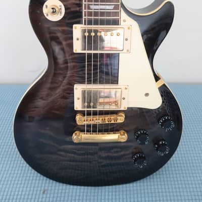 2008 Epiphone Les Paul Ultra II LP Guitar Midnight Ebony Vintage Aspen Guitar Case Included Near Mint image 4