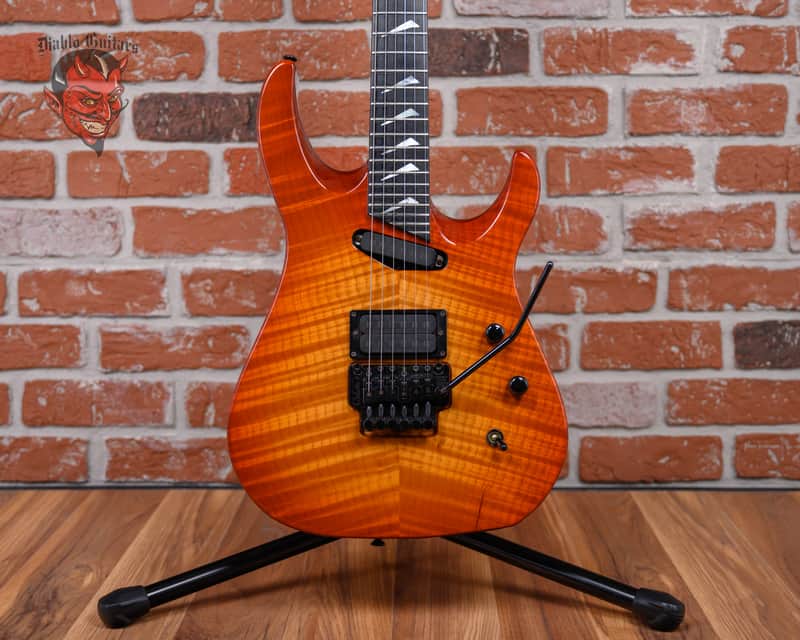 Hamer Californian Set Neck Flame Maple Top Antique Burst 1992 w/OHSC image 1