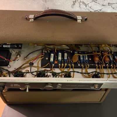 1962 Fender Deluxe 6G3 Brown image 16