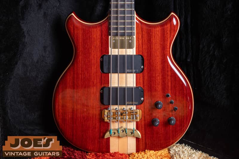 Alembic SCSB4 Stanley Clarke 2002 - Vermillion/Maple image 1