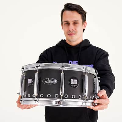 Pearl Matt McGuire 14X6.5 Tour Edition Signature Snare Drum (MM1465S/C) image 3