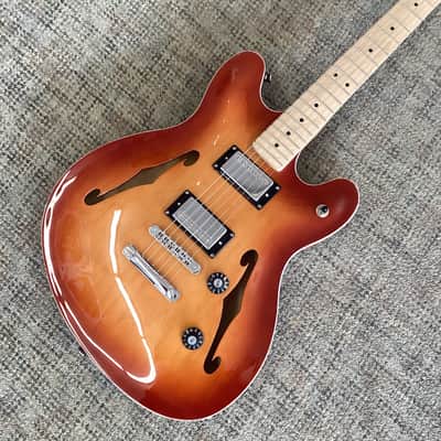 Squier Affinity Starcaster Deluxe in Sienna Sunburst image 1