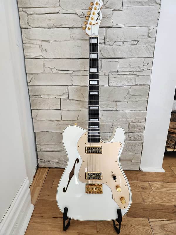 Fender Telecaster Thinline Super Deluxe 2012 - 2016 - Olympic White image 1