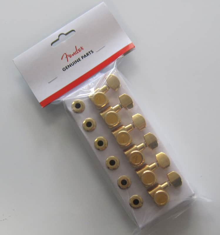 Fender Gold Locking Tuners for Standard Deluxe Professional Elite Ultra 0990818200 image 1