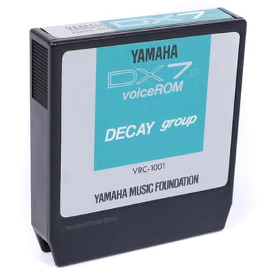 YAMAHA DX7 II FD D VRC-1001 DECAY GROUP ROM Data Memory Card 80's / Rare!✅ image 3