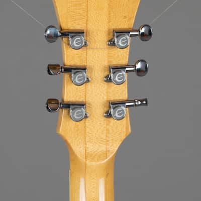 Epiphone Riviera with Stop-Bar Tailpiece - AN Antique Natural - 1986 - Matsumoku Factory - Made In Japan image 8