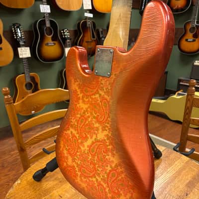 Berly Guitars P Style Bass Pink Paisley Authorized Dealer image 13