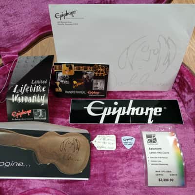Epiphone John Lennon '1965' Limited Edition Casino - Vintage Sunburst w/ Case & Paperwork image 19