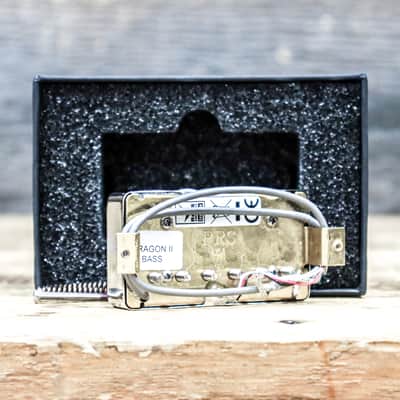 PRS Dragon II Bass Pickup Alnico 4 Magnet 8k DC Res. 3-Conductor Nickel Covered image 3