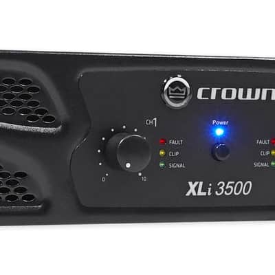 Crown Pro XLi3500 2700w 2 Channel PA Power Amplifier Professional Amp XLI 3500 image 2